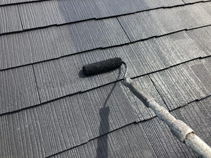 屋根/上塗り 