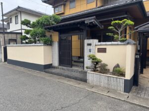 浅口市寄島町　K様邸　外構塀塗装