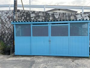 鴨方町　I団地ゴミステーション塗装工事